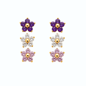 Rosette Bloom Studs